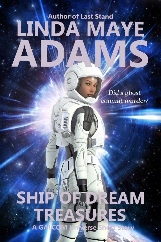 Hope Delgado dons a spacesuit to cross over to the Ship of Dream Treasures